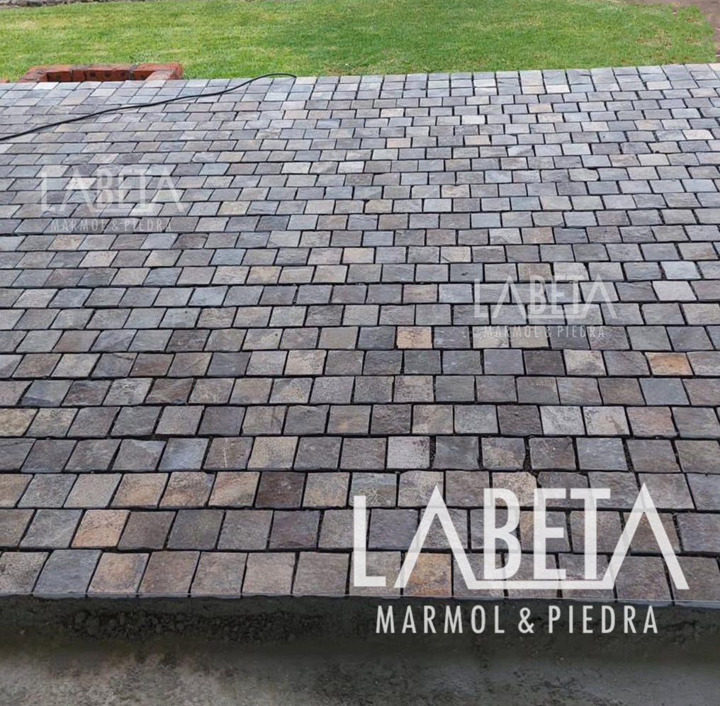 Adoquin Cafe Crema Instalado | Piedras Labeta