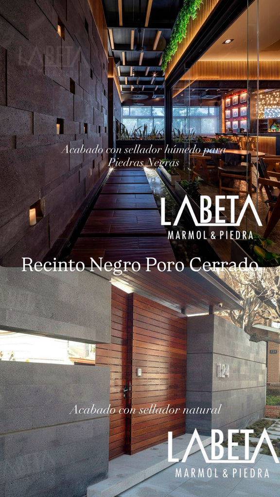 Recinto Negro Poro Cerrado