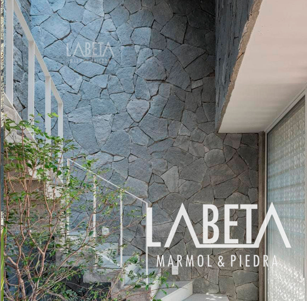 Piedra Diamantada Laja En Muro Piedra Natural | Piedras Labeta