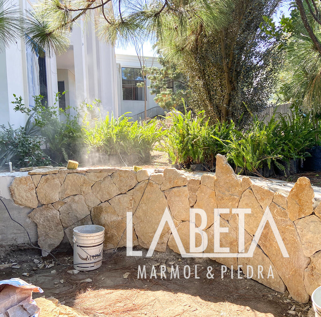 Piedra Dorada Laja Irregular | Piedras Labeta