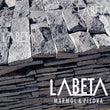 Piedra de Lava Negra cara texturizada | Piedra volcánica natural para muros | Piedras Labeta