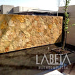 Piedra Oro Viejo en Laja | Piedra Natural Amarilla Dorada para Muros y Pisos | Piedras Labeta