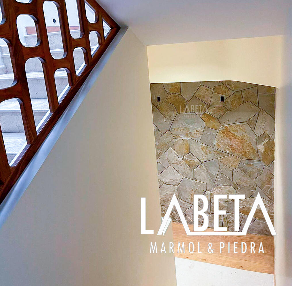 Piedra Verde Olivo Casa Moderna | Piedras Labeta