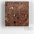 Cantera Chocolate detalle de textura bronce | Piedra natural rígida para pisos y muros | Piedras Labeta